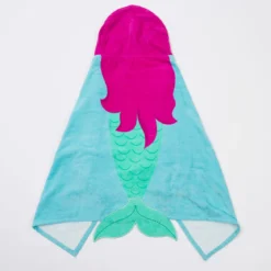 Kids Mermaid Hooded Towel