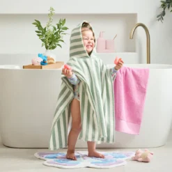 Kids Striped Hooded Towel