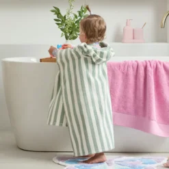 Kids Striped Hooded Towel