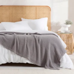 Knit Weave 360gsm Cotton Blanket