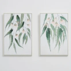 Leaf Serenity Framed Canvas Wall Art