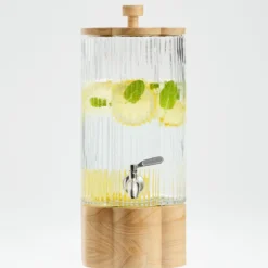 Leah Glass Drink Dispenser