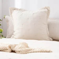 Leni Stone Washed Cotton European Pillowcase