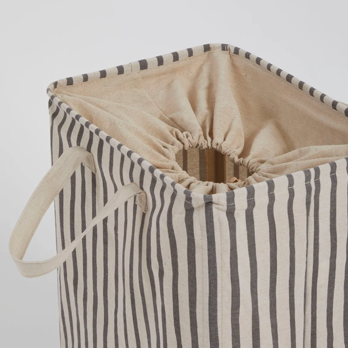 Lennon Stripe Laundry Hamper