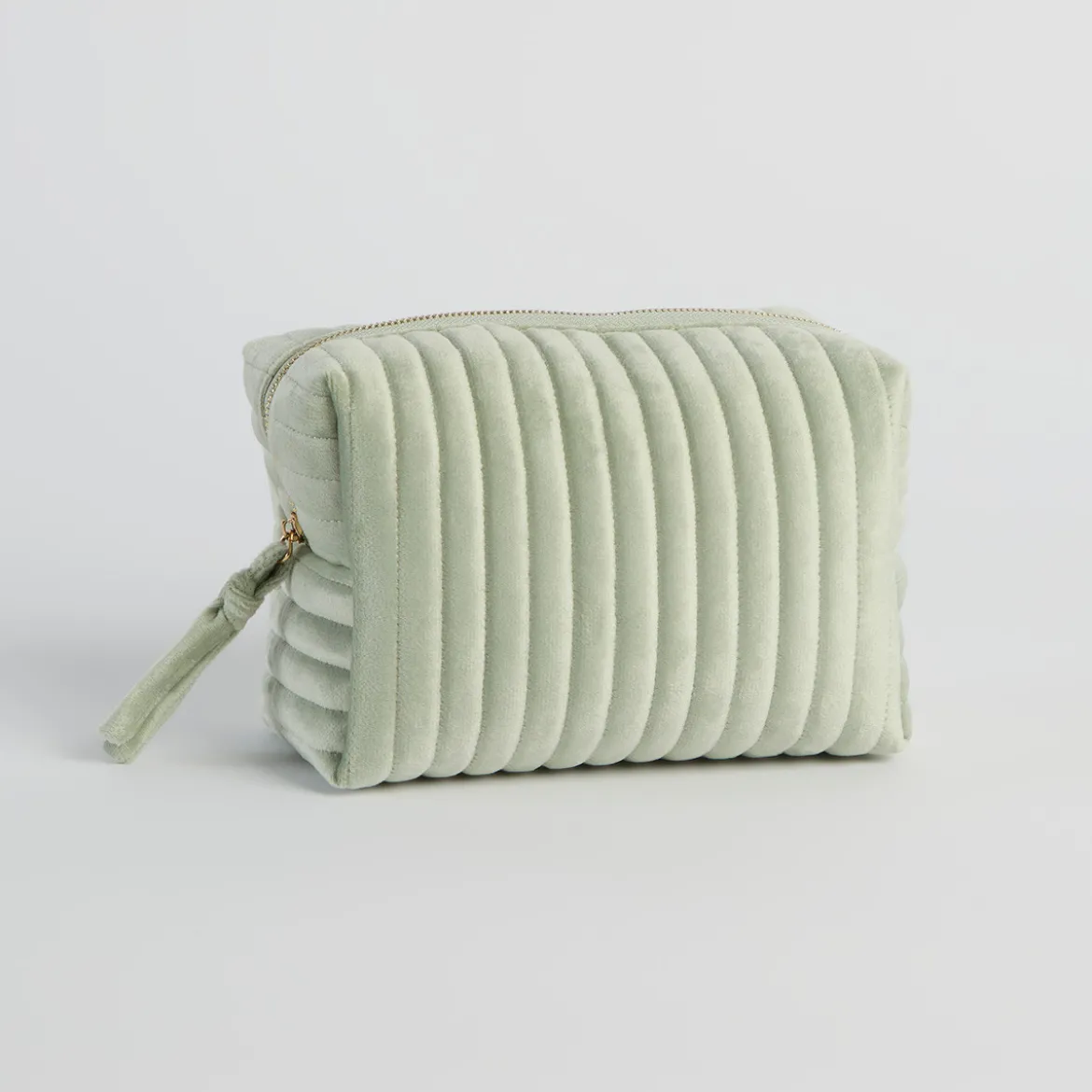 Lila Velvet Cosmetic Bag