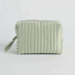 Lila Velvet Cosmetic Bag