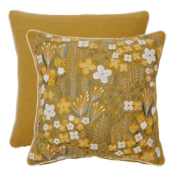 Lily Mustard Fields Cushion