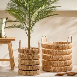 Linear Woven Basket