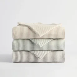 Linen Cotton Striped Sheet Set
