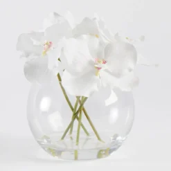 Lola Artificial Vanda Orchid Bouquet in Vase