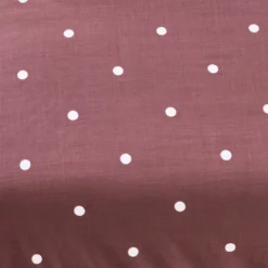 Louella Chocolate Polka Dot Quilt Cover Set