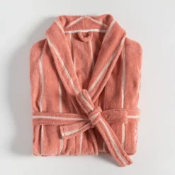 Lucy Terry Towelling Terracotta Bath Robe