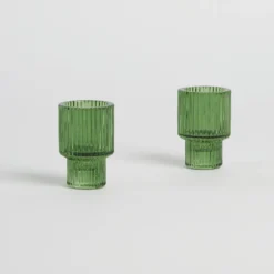 Lulu Green Tealight / Tapered Candle Holder