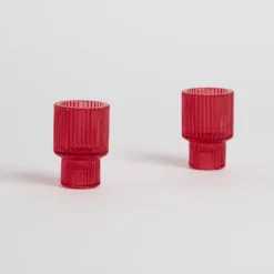 Lulu Red Tealight / Tapered Candle Holder