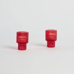 Lulu Red Tealight / Tapered Candle Holder