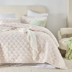 Maeve Faux Fur Coverlet Set