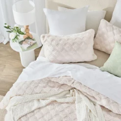 Maeve Faux Fur Coverlet Set