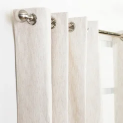 Marina Blockout Beige Curtain Set of 2