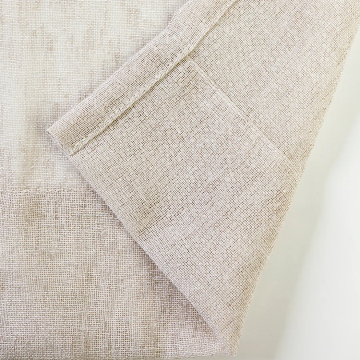 Marina Sheer Beige Curtain Set of 2
