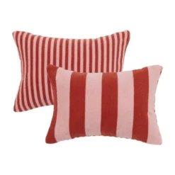 Maris Stripe Reversible Terry Inflatable Pillow