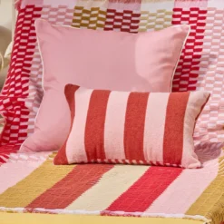 Maris Stripe Reversible Terry Inflatable Pillow