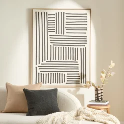 Maze Framed Canvas Wall Art