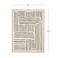 Maze Framed Canvas Wall Art