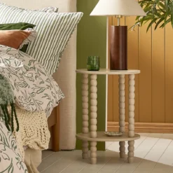 Mei 2 Tier Round Side Table
