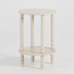 Mei 2 Tier Round Side Table