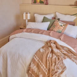 Miami Palm Coverlet Set