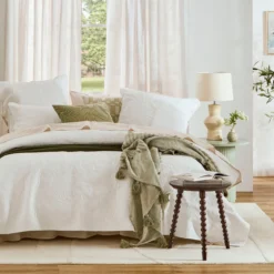 Miami Palm Coverlet Set