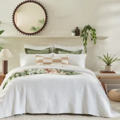 Miami Palm Coverlet Set