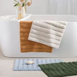 Micah Striped Bath Mat