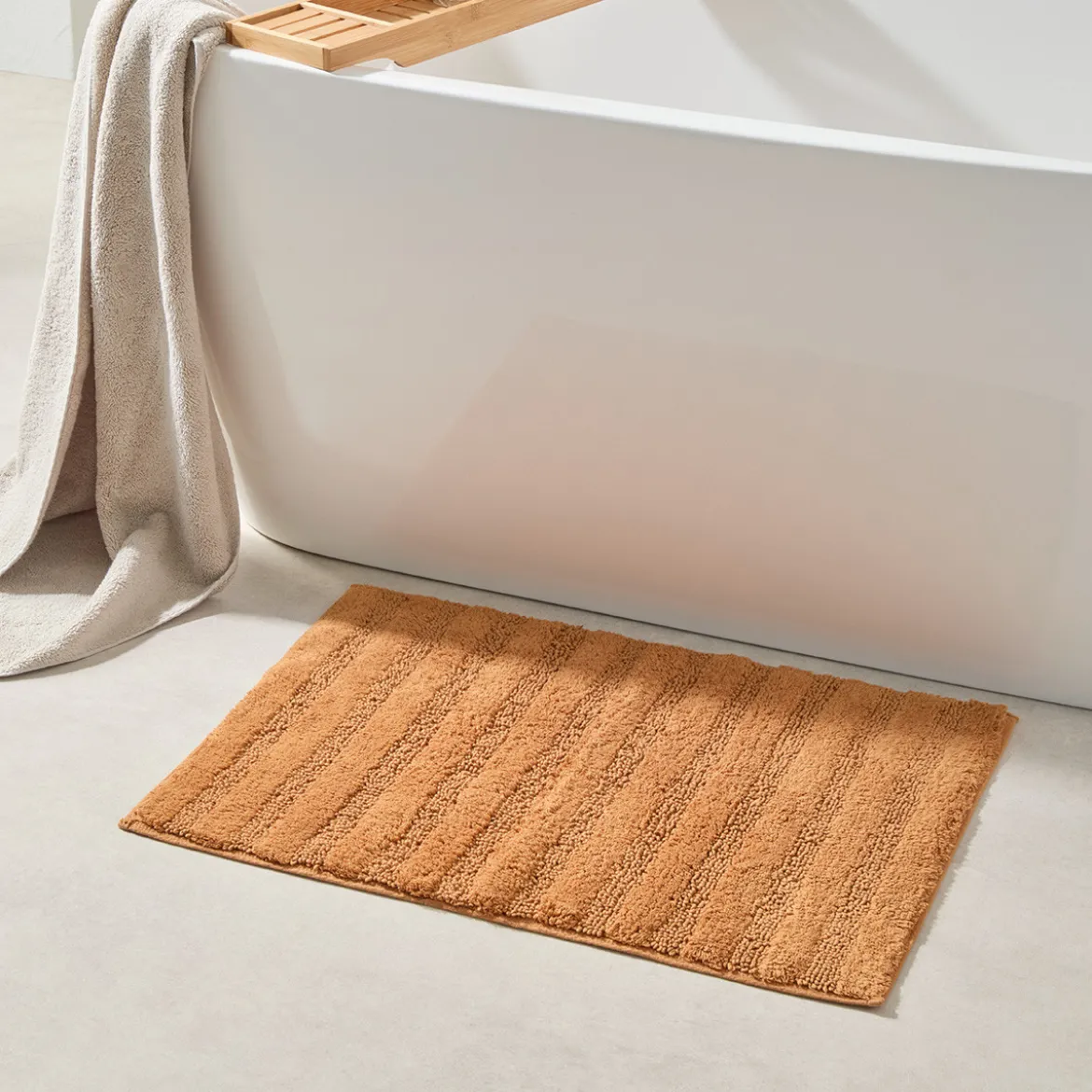 Micah Striped Bath Mat