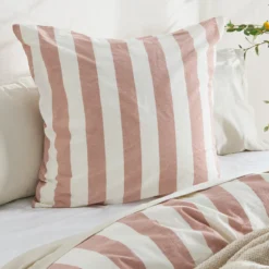 Milah Clay Stripe European Pillowcase