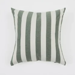 Milah Green Stripe European Pillowcase