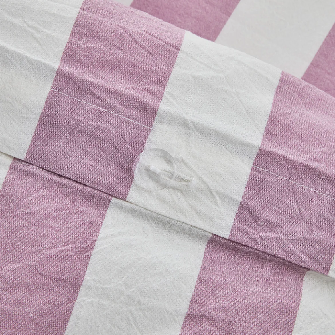Milah Mauve Stripe Quilt Cover Set