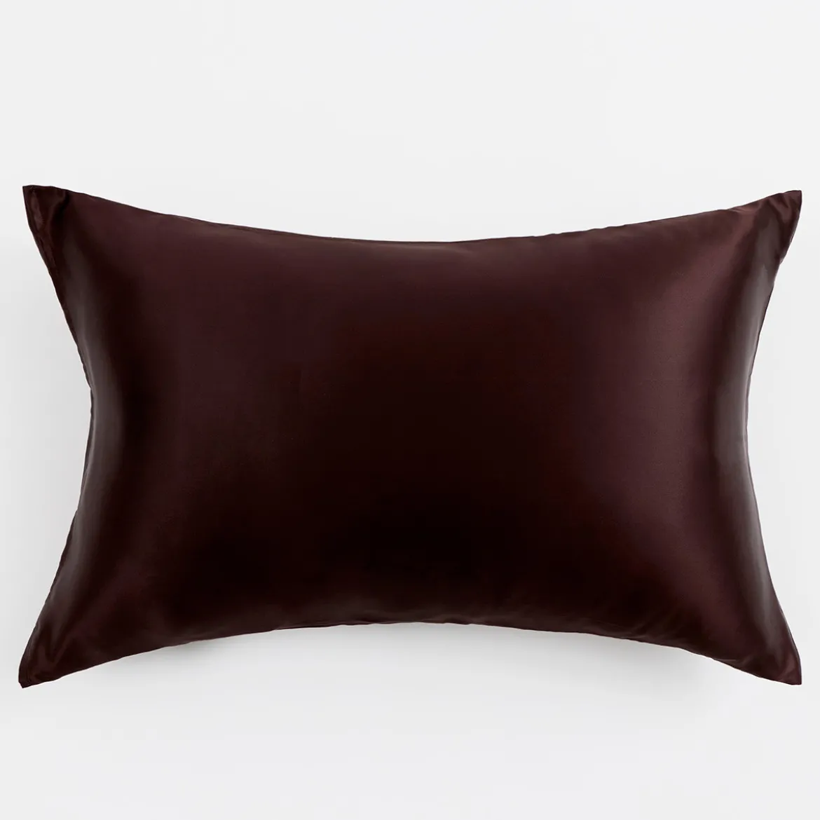 Mocha Brown Mulberry Silk Plain Pillowcase