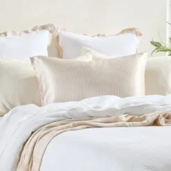 Mulberry Silk Natural Striped Pillowcase