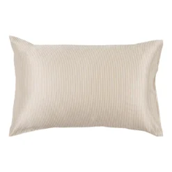 Mulberry Silk Natural Striped Pillowcase