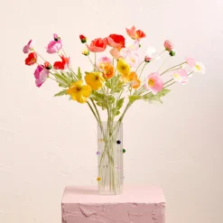 Multi Colour Wild Poppy Artificial Flower Bouquet