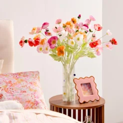 Multi Colour Wild Poppy Artificial Flower Bouquet