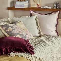 Nara Floral Boucle Reversible Cushion
