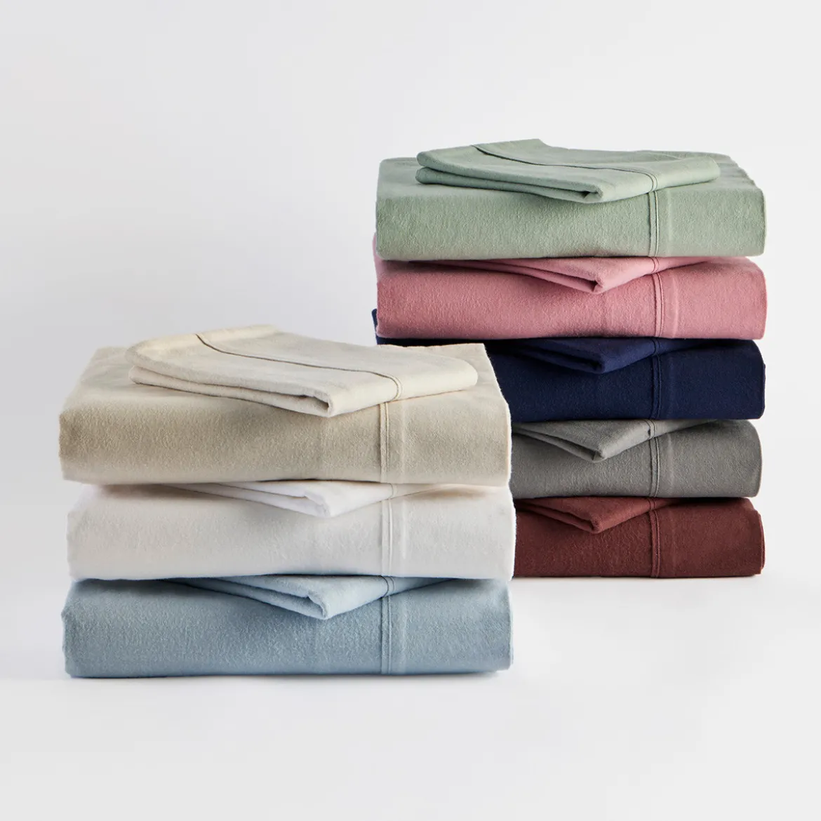 Natural Cotton Flannelette Sheet Set