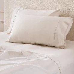 Natural Cotton Flannelette Sheet Set