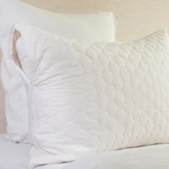 Natural Cotton Queen Pillow Protector