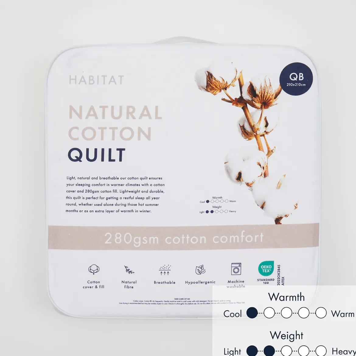 Natural 280gsm Cotton Quilt