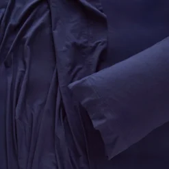 Navy Cotton Flannelette Sheet Set