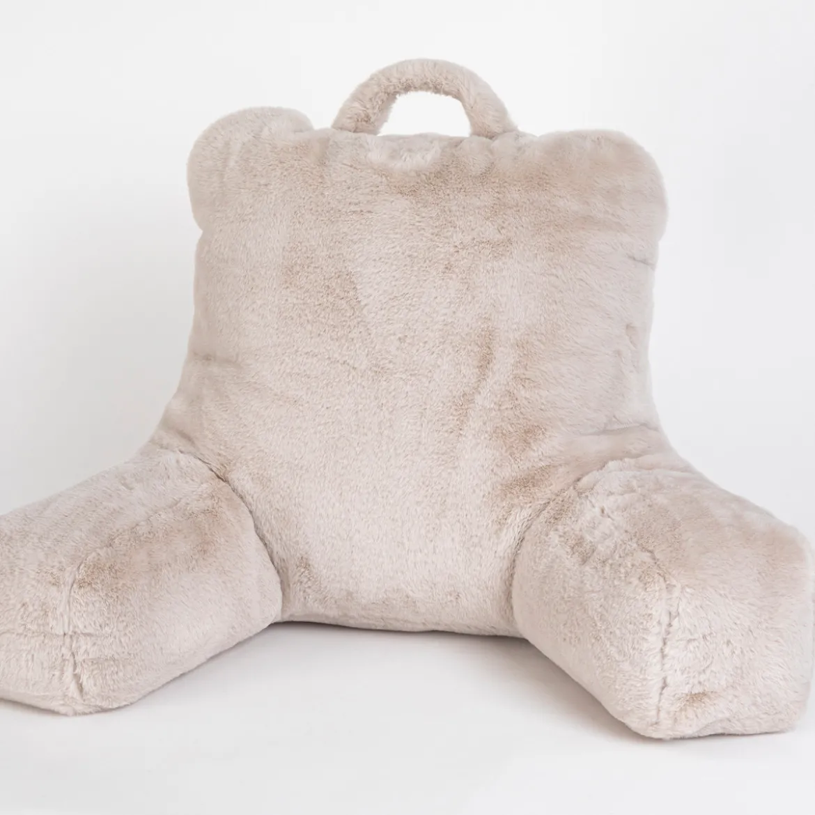 Nevada Faux Fur Bed Rest Reading Pillow