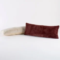 Nevada Faux Fur Large Oblong Cushion